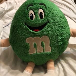 Vntg Green M&M Plush
